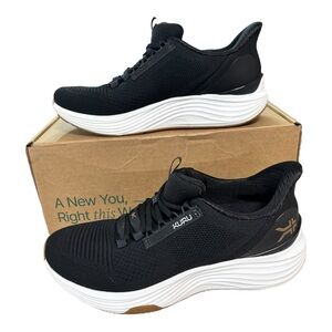 KURU Atom 2 Shoes Womens 11 Medium Black Mesh Athletic Walking Sneakers Comfort